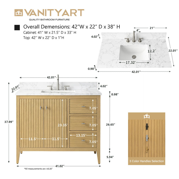 Linear Natural Oak / Golden Brushed