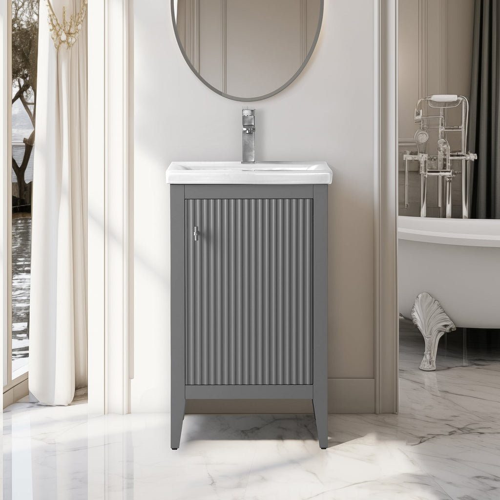 Linear Cashmere Gray / Brushed Nickel