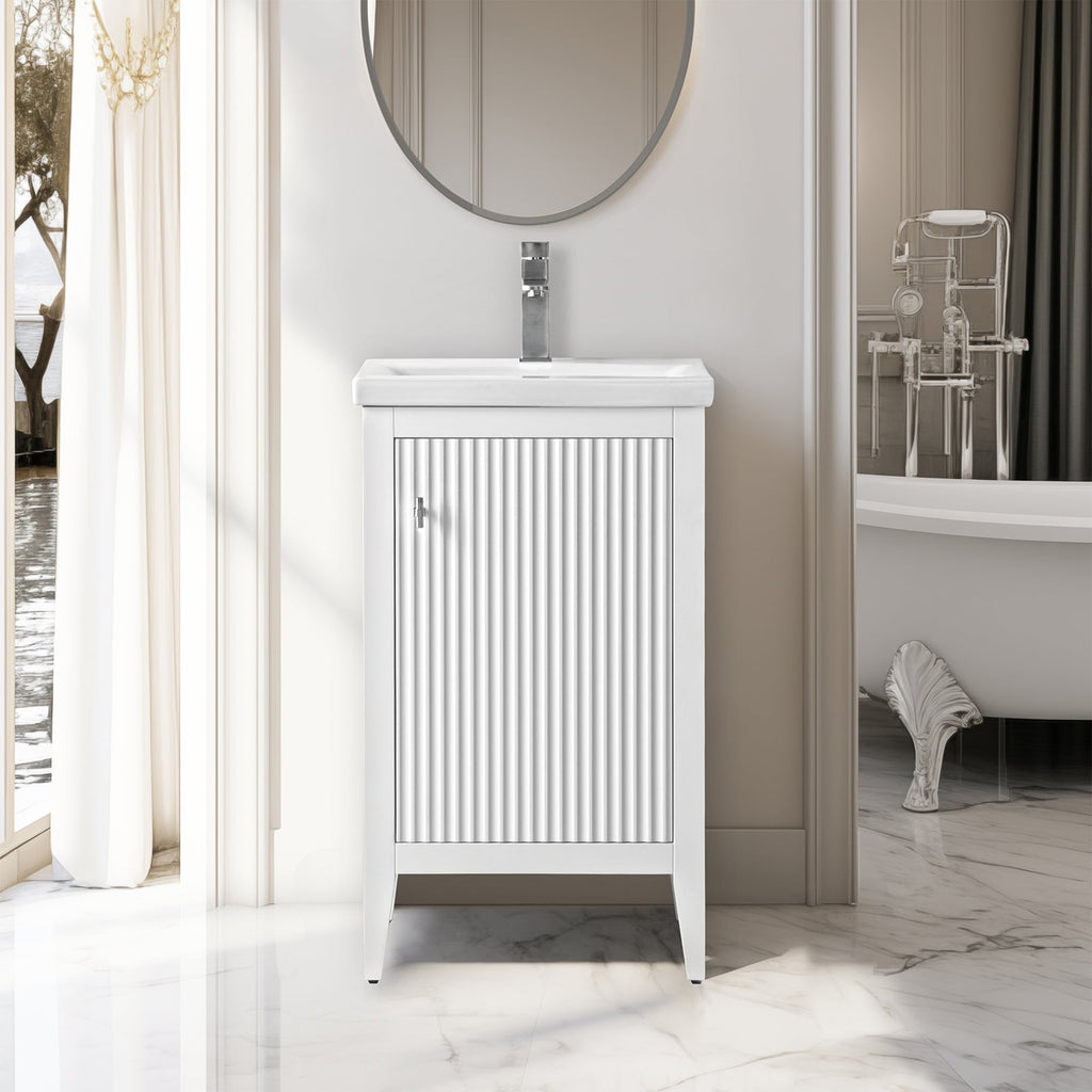 Linear White / Brushed Nickel 