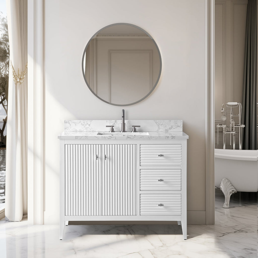 Linear White / Brushed Nickel 