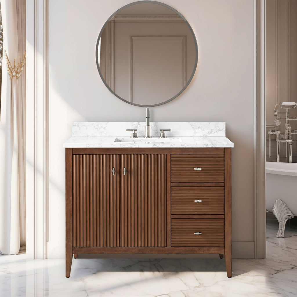 Linear Walnut / Brushed Nickel