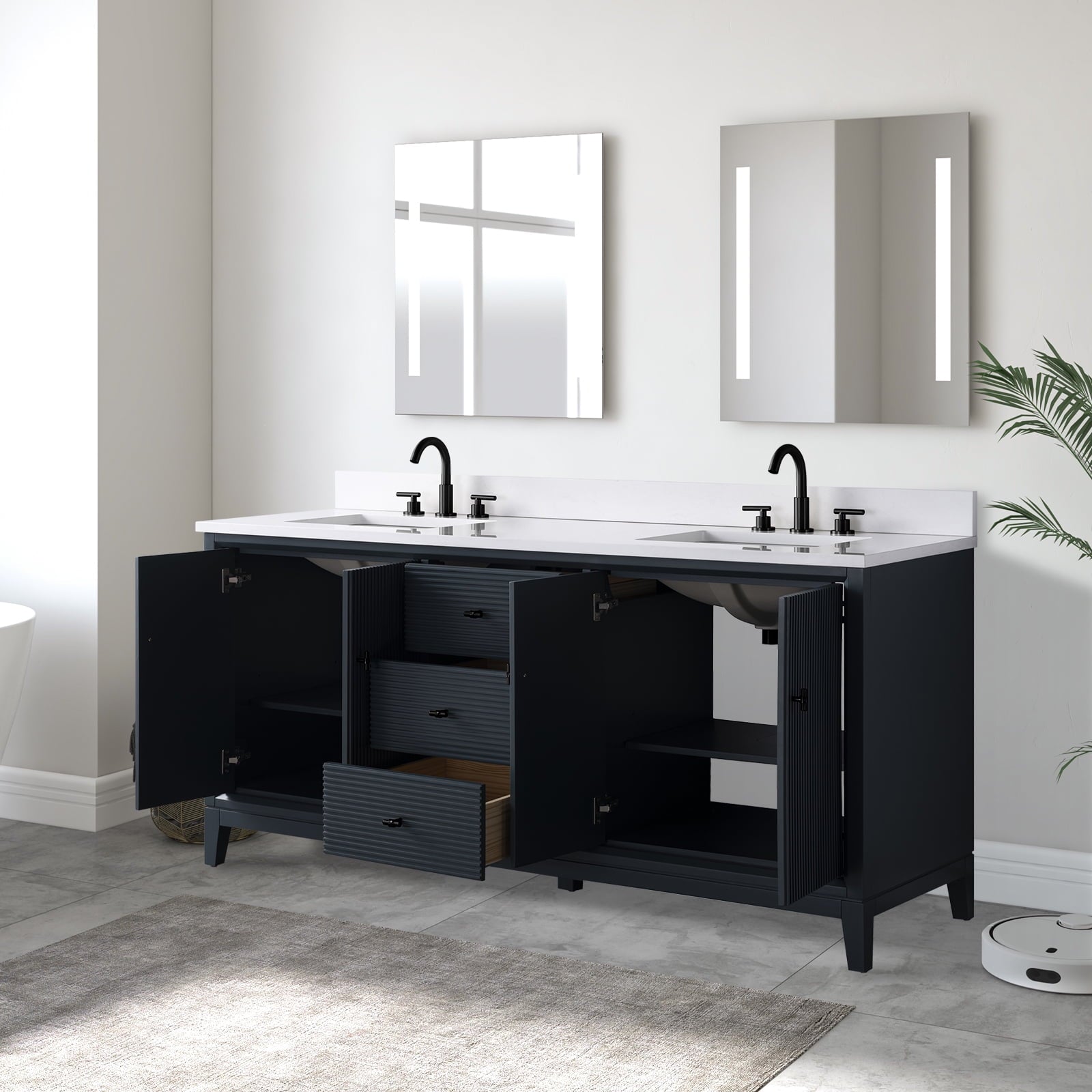 Linear Vintage Spruce Blue / Matte Black