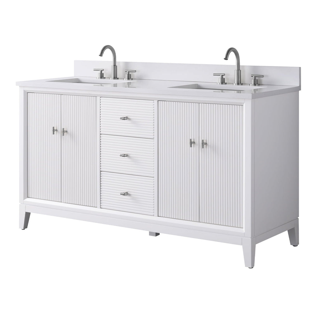 Linear White / Brushed Nickel