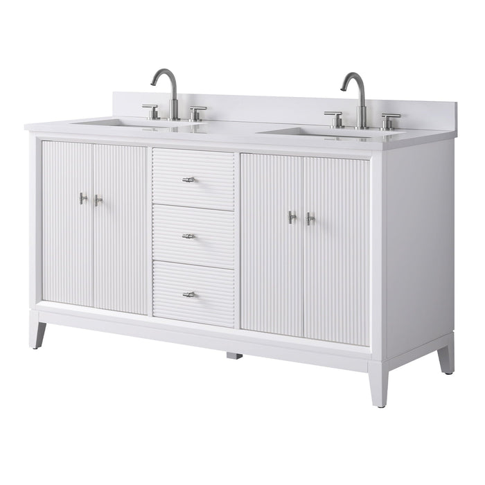 Linear White / Brushed Nickel