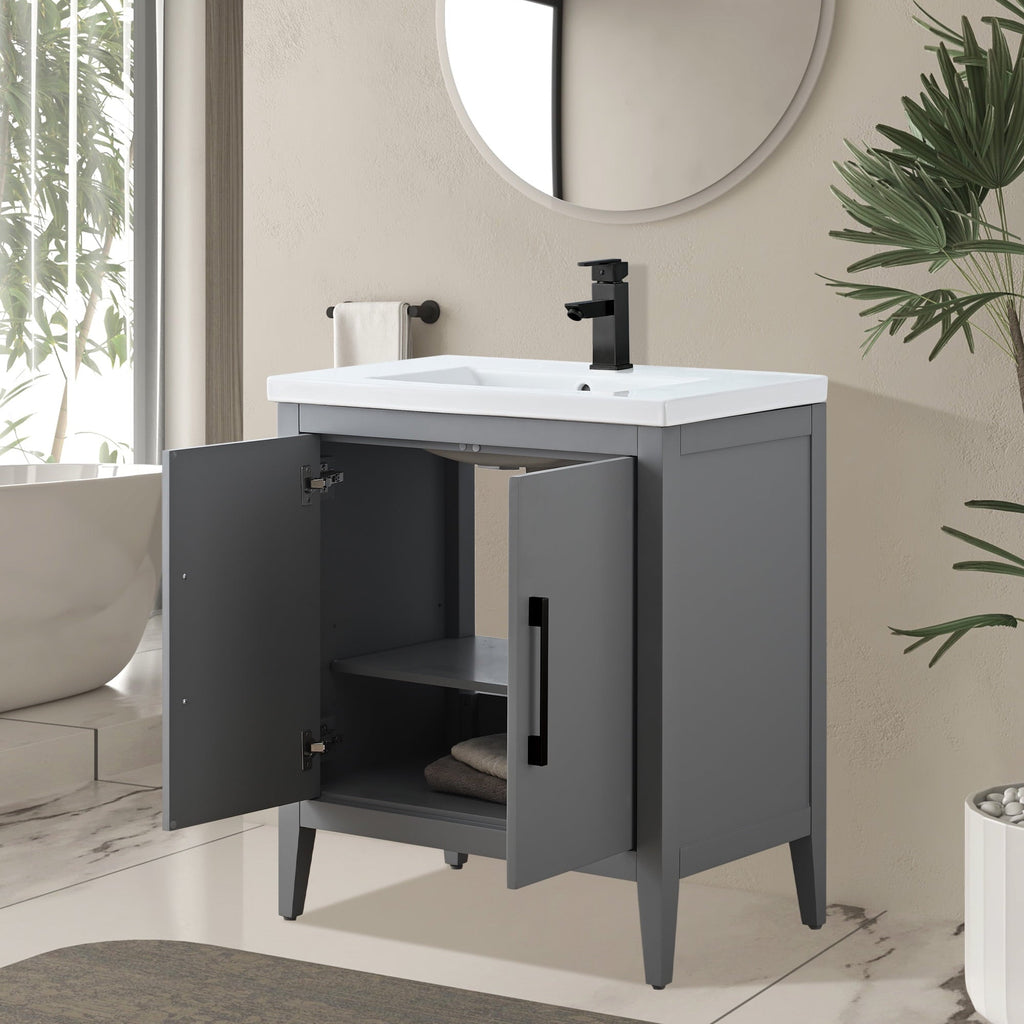 Cashmere Gray / Matte Black