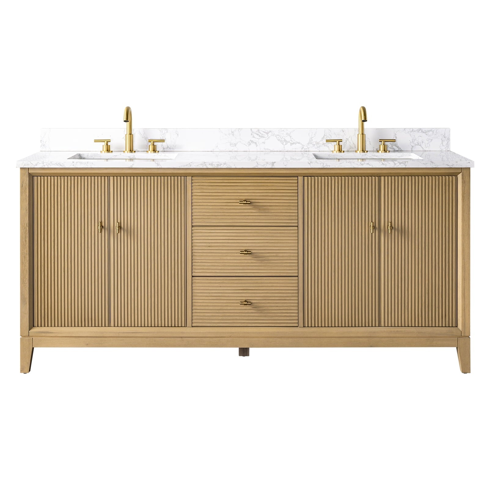 Linear Natural Oak / Golden Brushed