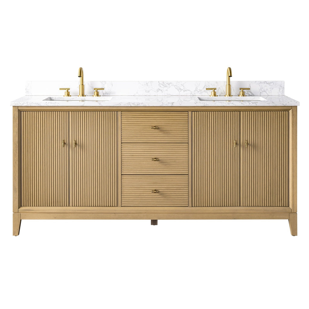 Linear Natural Oak / Golden Brushed