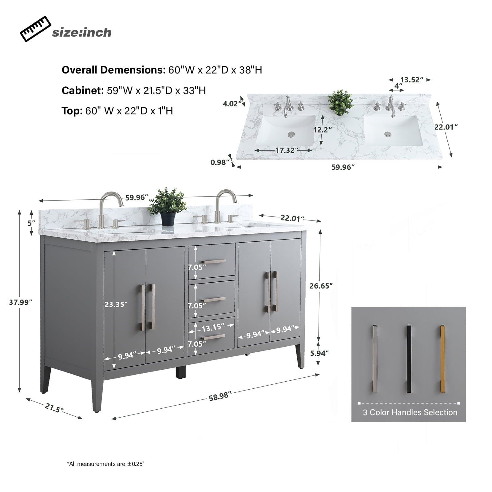 Cashmere Gray / Matte Black