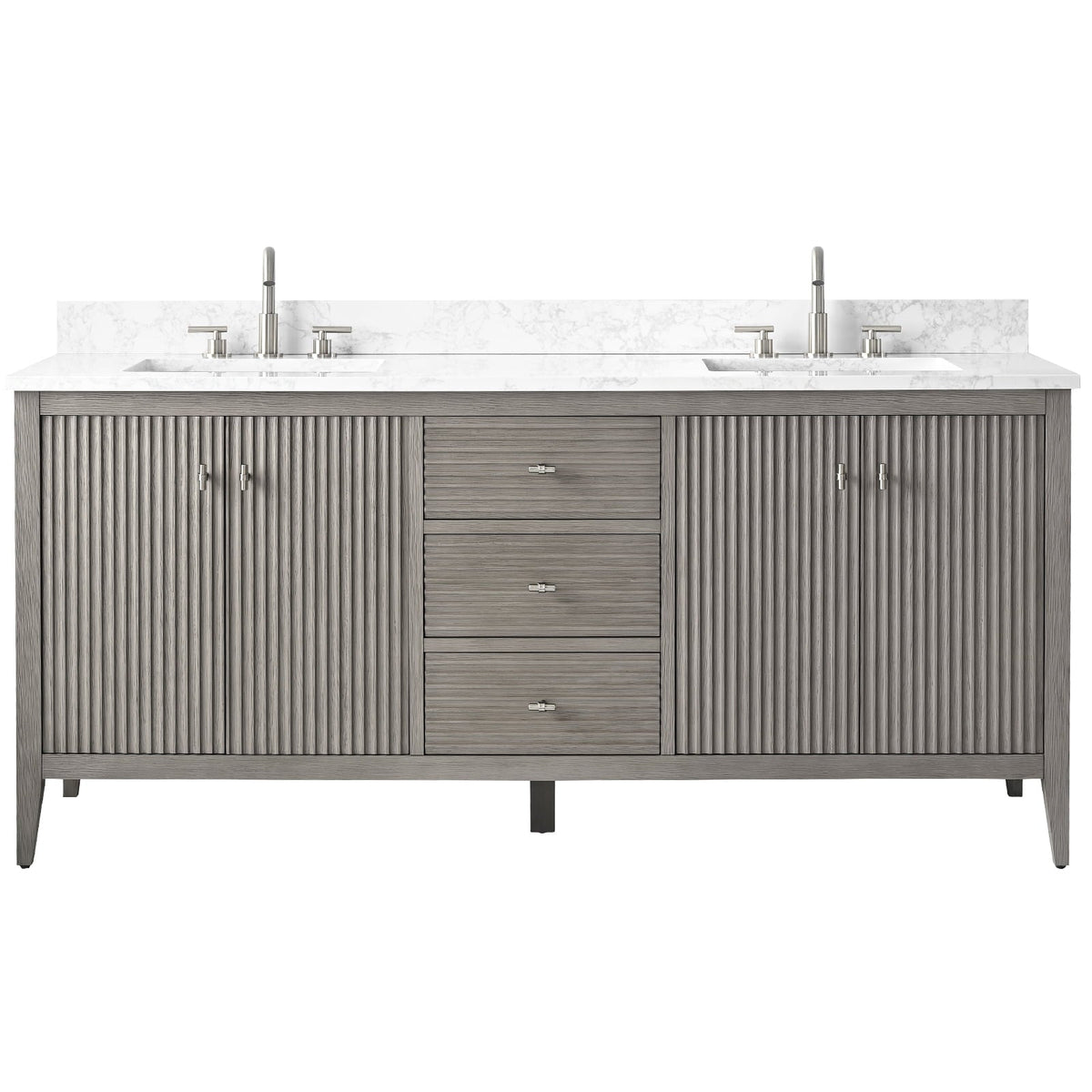 Linear Driftwood Gray / Brushed Nickel