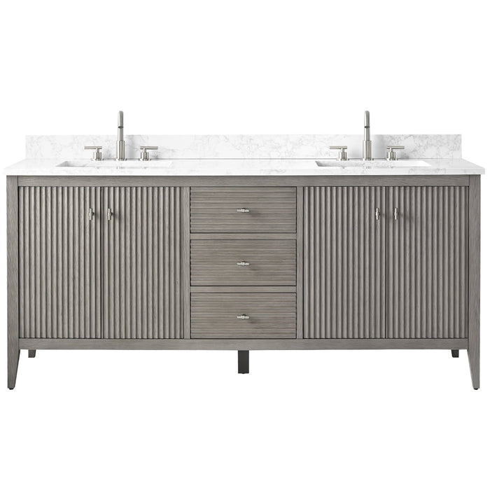 Linear Driftwood Gray / Brushed Nickel