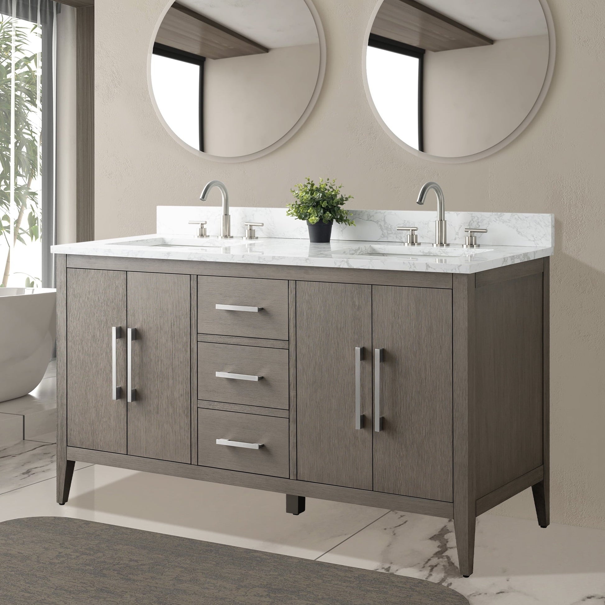 Driftwood Gray / Brushed Nickel
