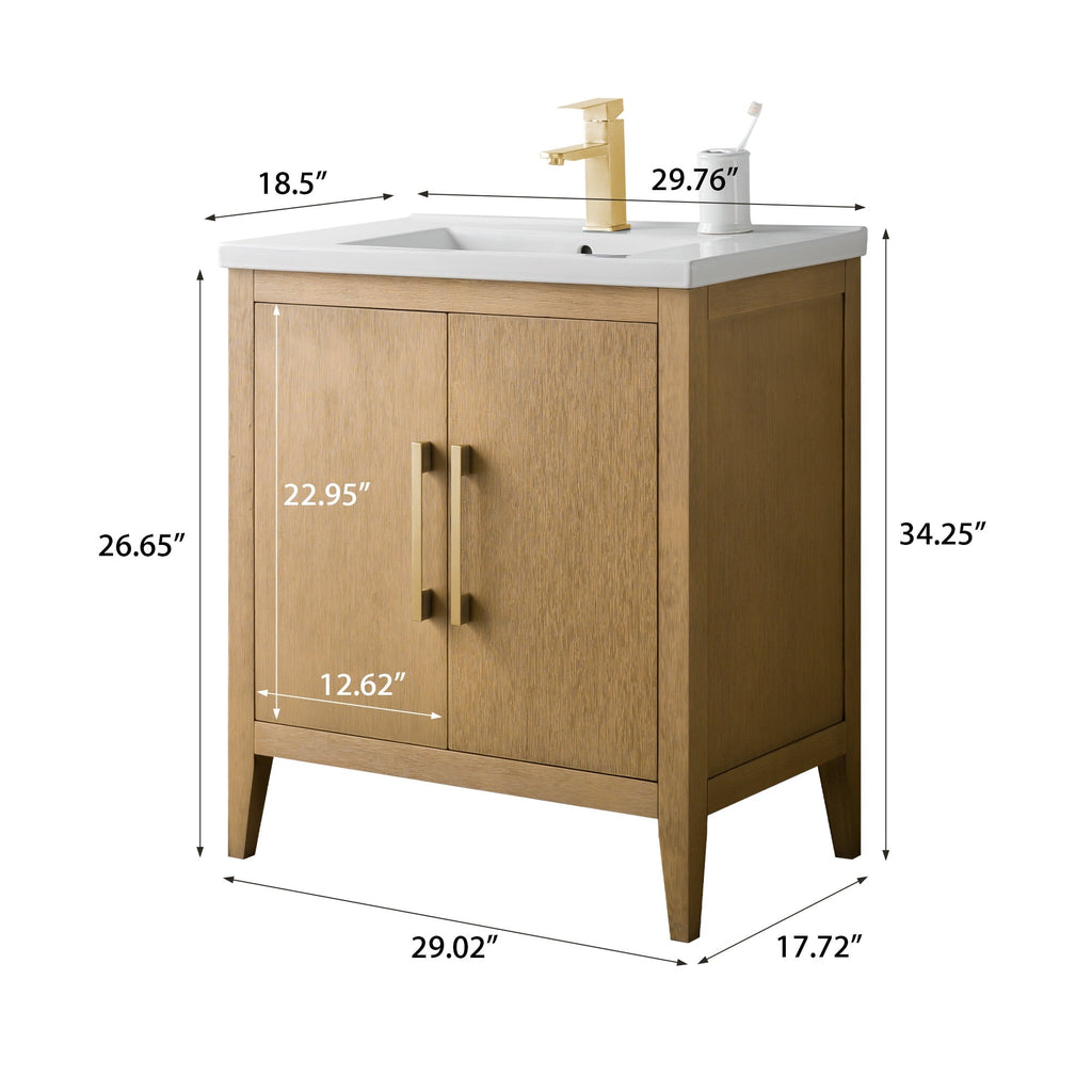 Natural Oak / Golden Brushed