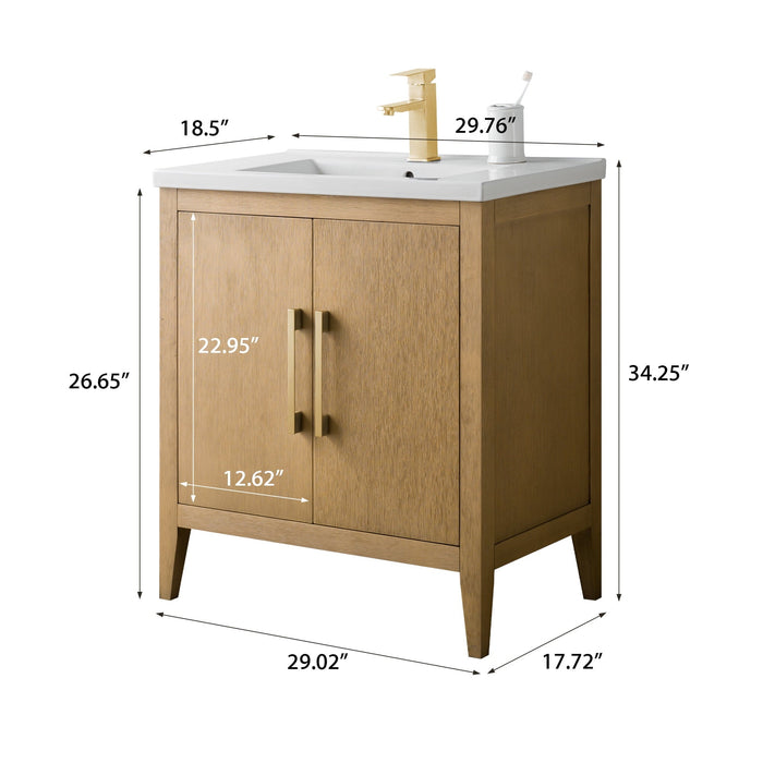 Natural Oak / Golden Brushed