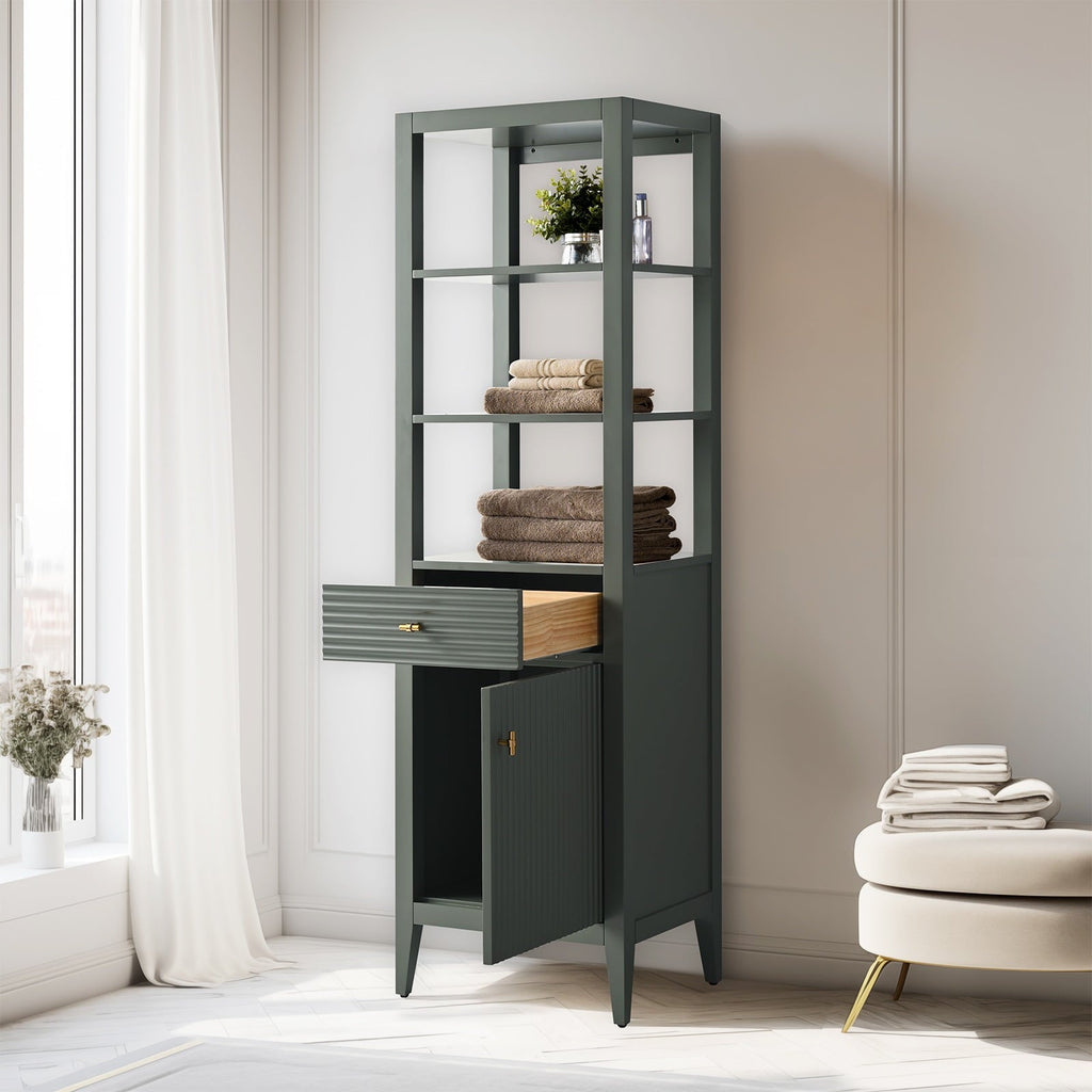 Linear Vintage Green / Golden Brushed
