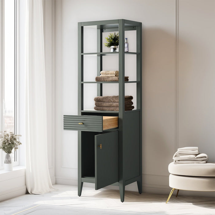 Linear Vintage Green / Golden Brushed
