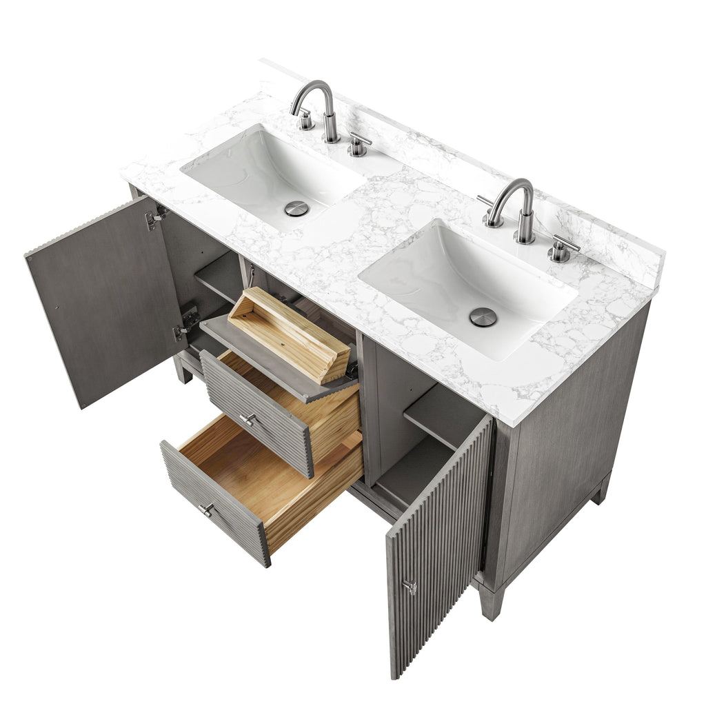 Linear Driftwood Gray / Brushed Nickel