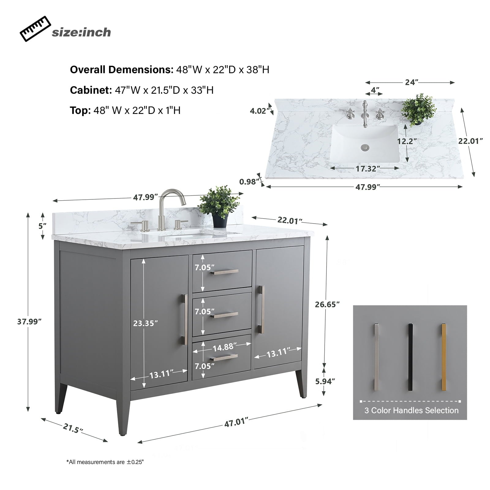 Cashmere Gray / Matte Black