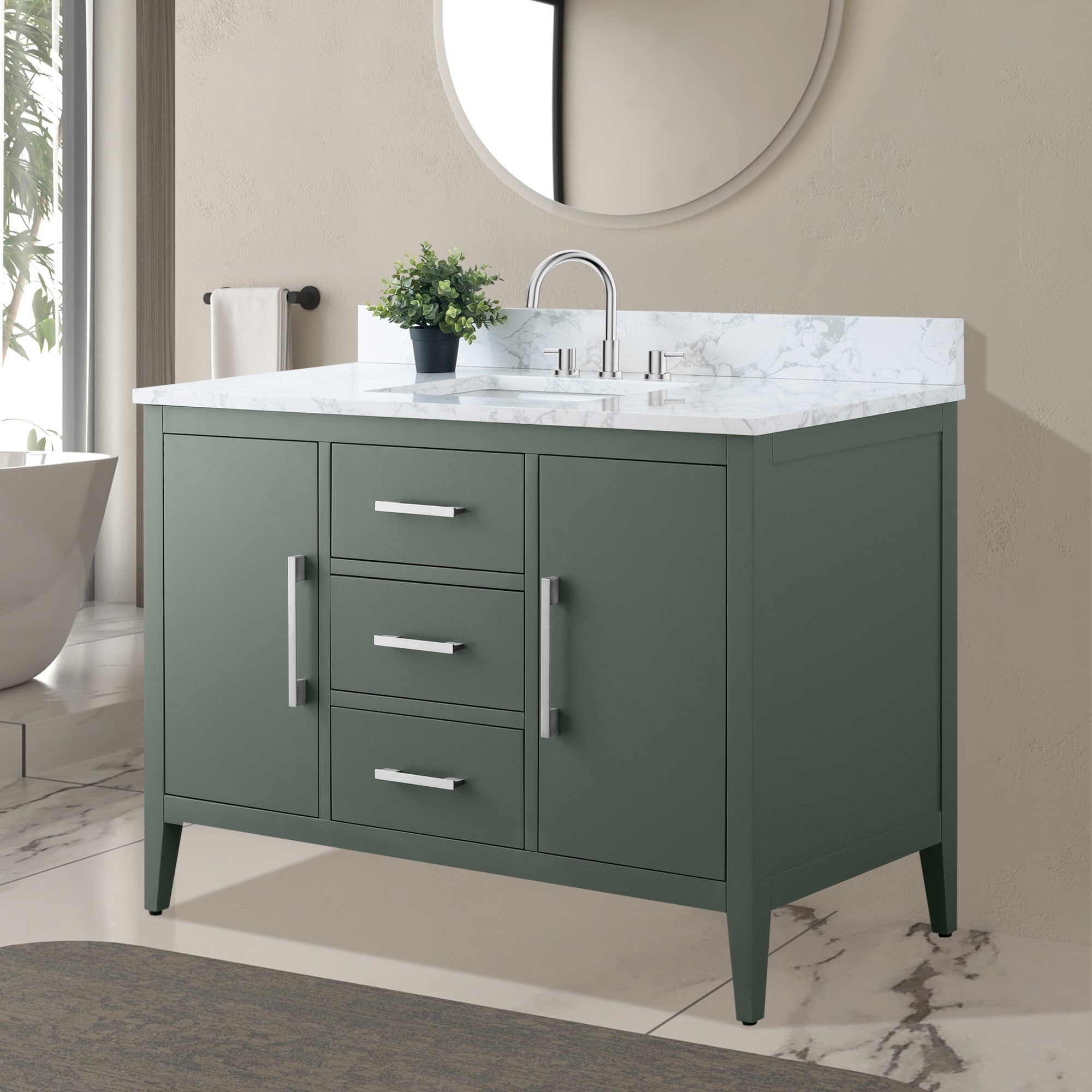 Vintage Green / Brushed Nickel