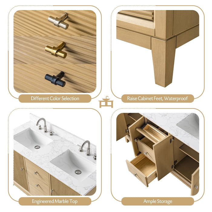 Linear Natural Oak / Matte Black