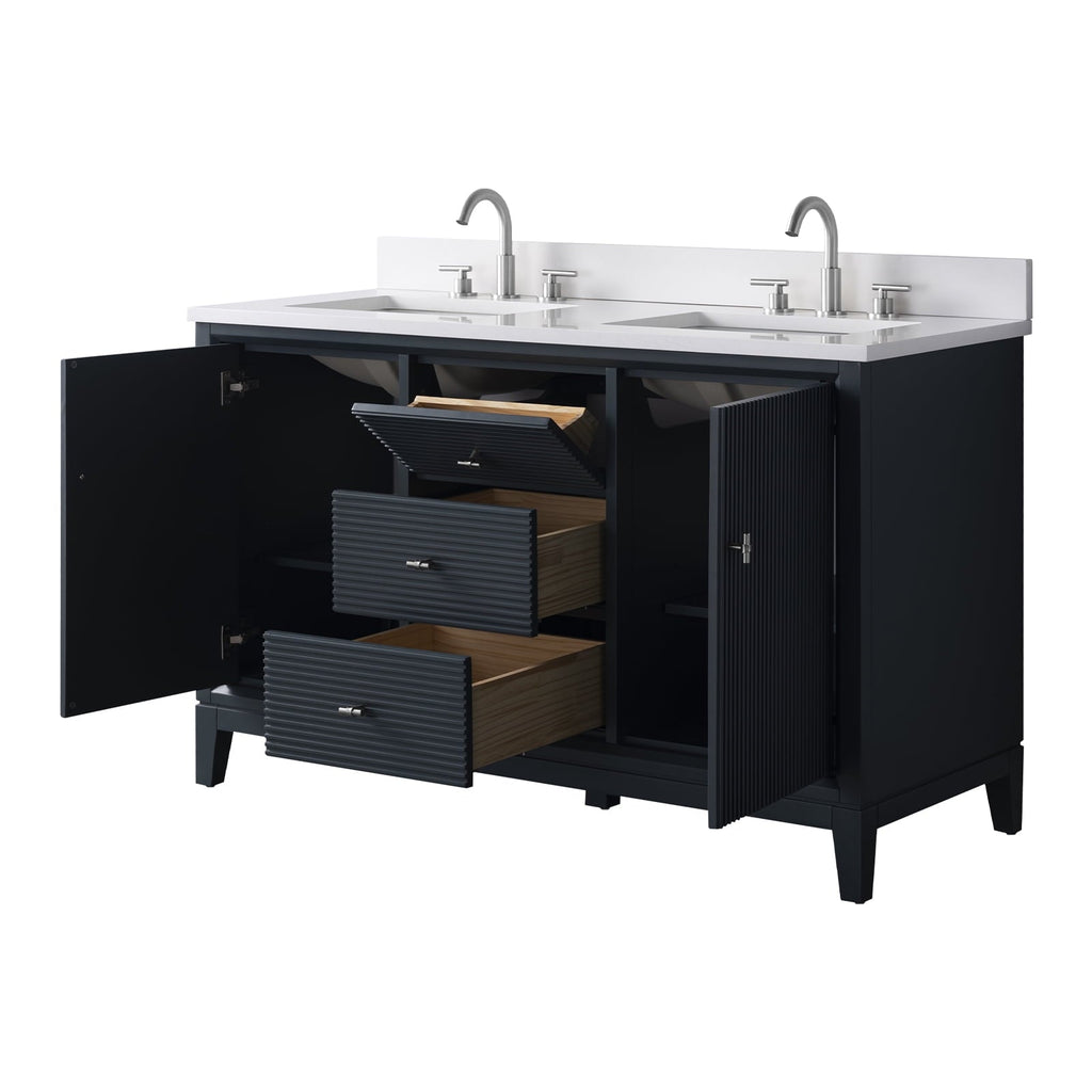 Linear Vintage Spruce Blue / Brushed Nickel