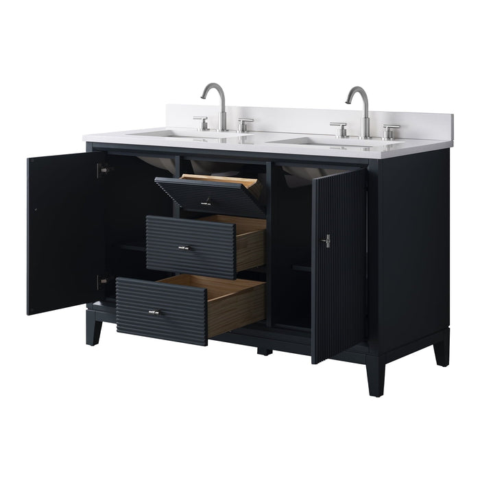 Linear Vintage Spruce Blue / Brushed Nickel