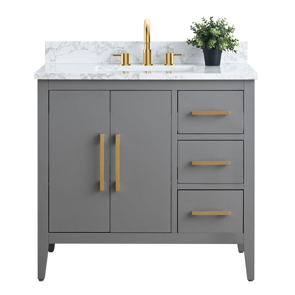 Cashmere Gray / Golden Brushed