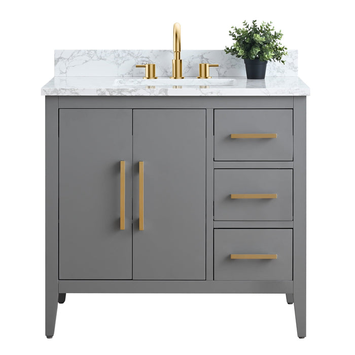 Cashmere Gray / Golden Brushed