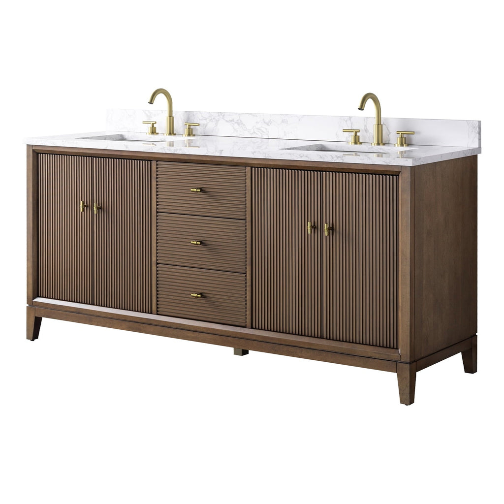 Linear Walnut / Golden Brushed