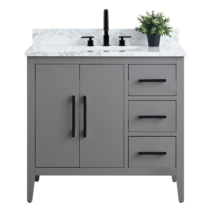 Cashmere Gray / Matte Black