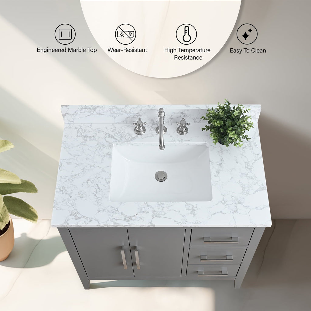 Cashmere Gray / Brushed Nickel