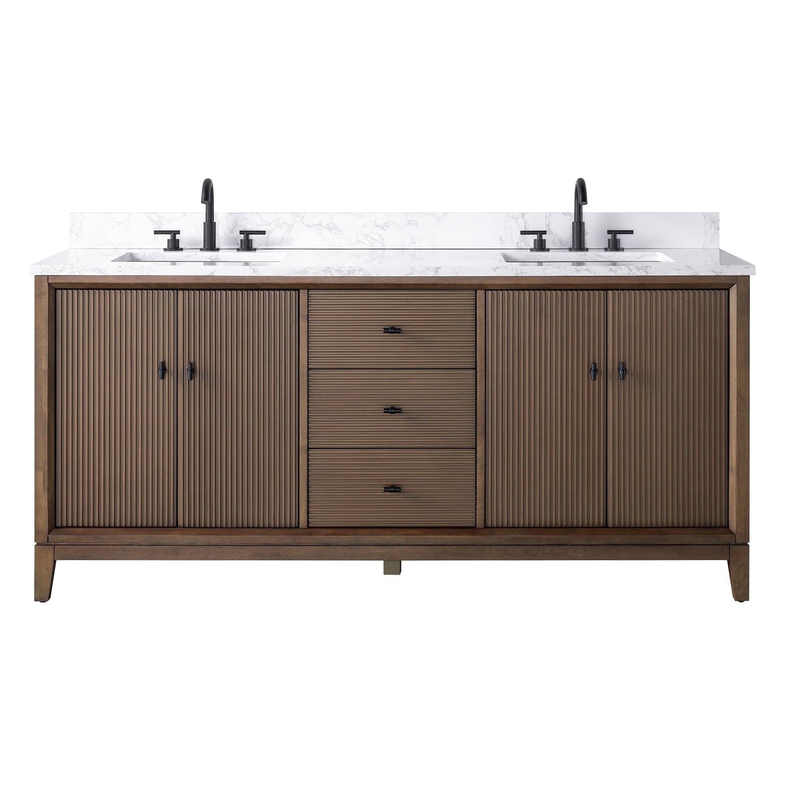 Linear Walnut / Matte Black