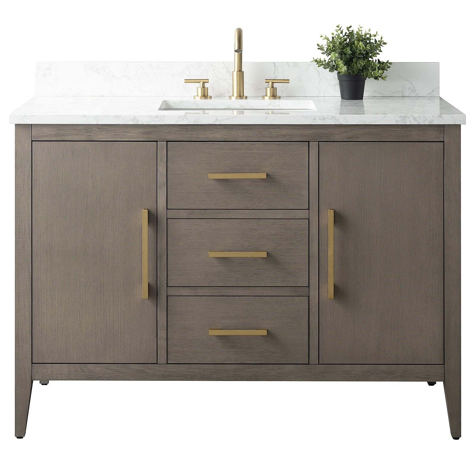 Driftwood Gray / Golden Brushed