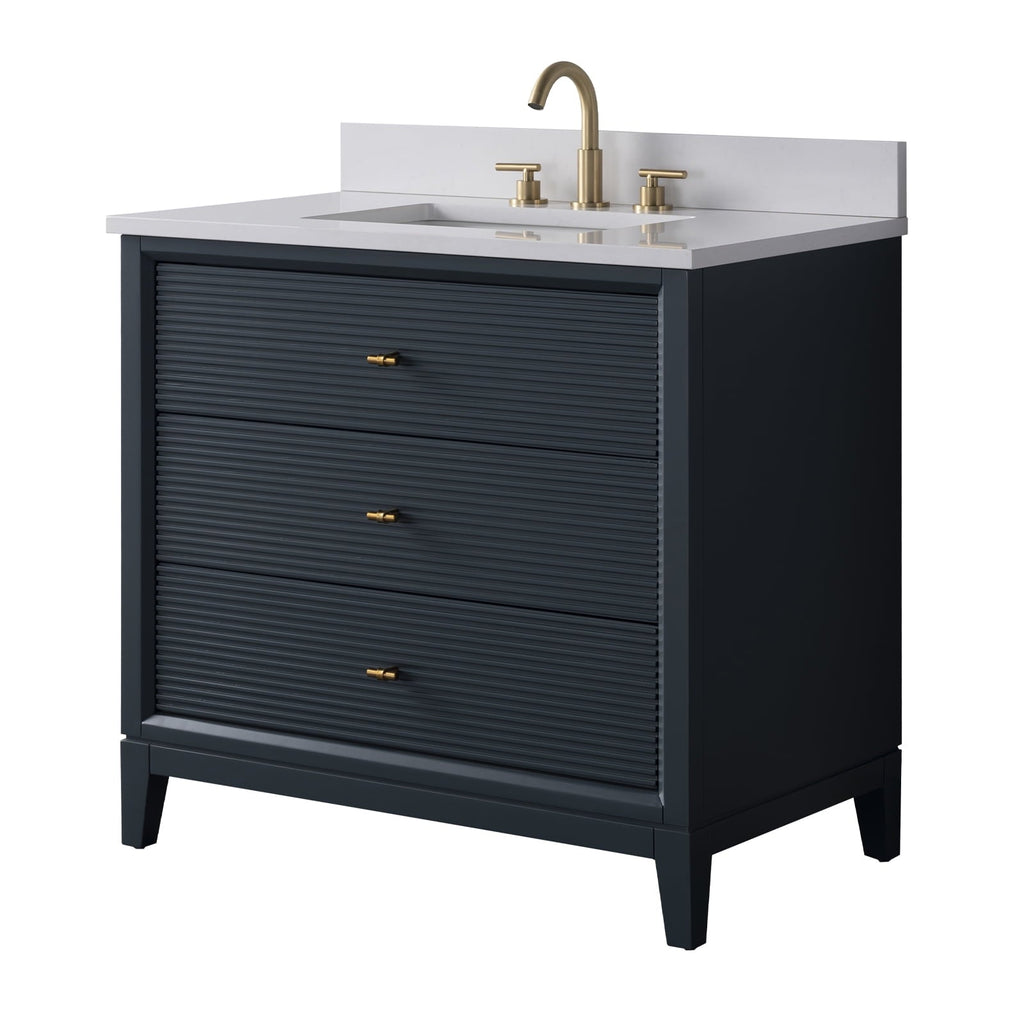Linear Vintage Spruce Blue / Brushed Nickel