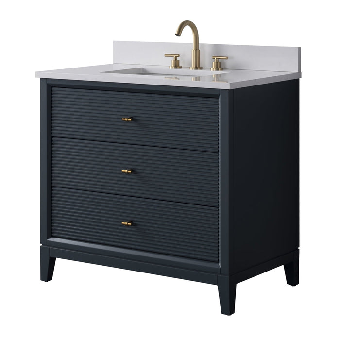 Linear Vintage Spruce Blue / Brushed Nickel
