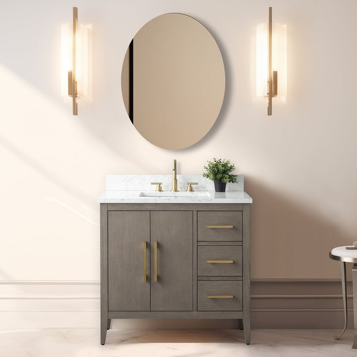 Driftwood Gray / Golden Brushed