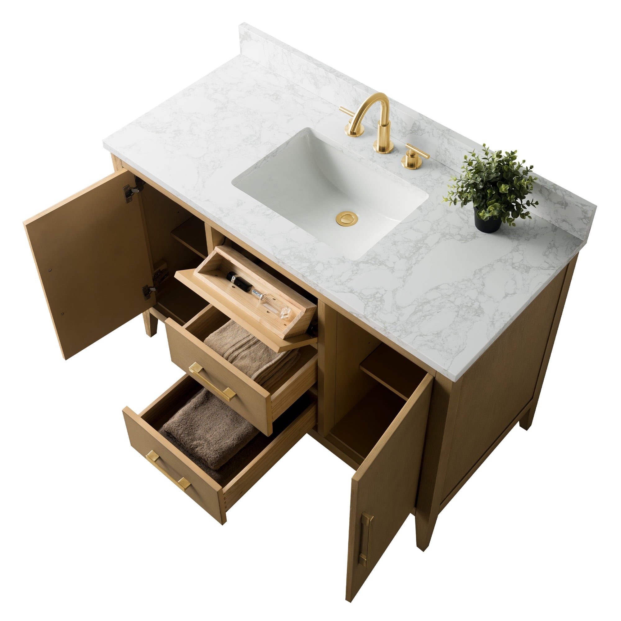 Natural Oak / Golden Brushed