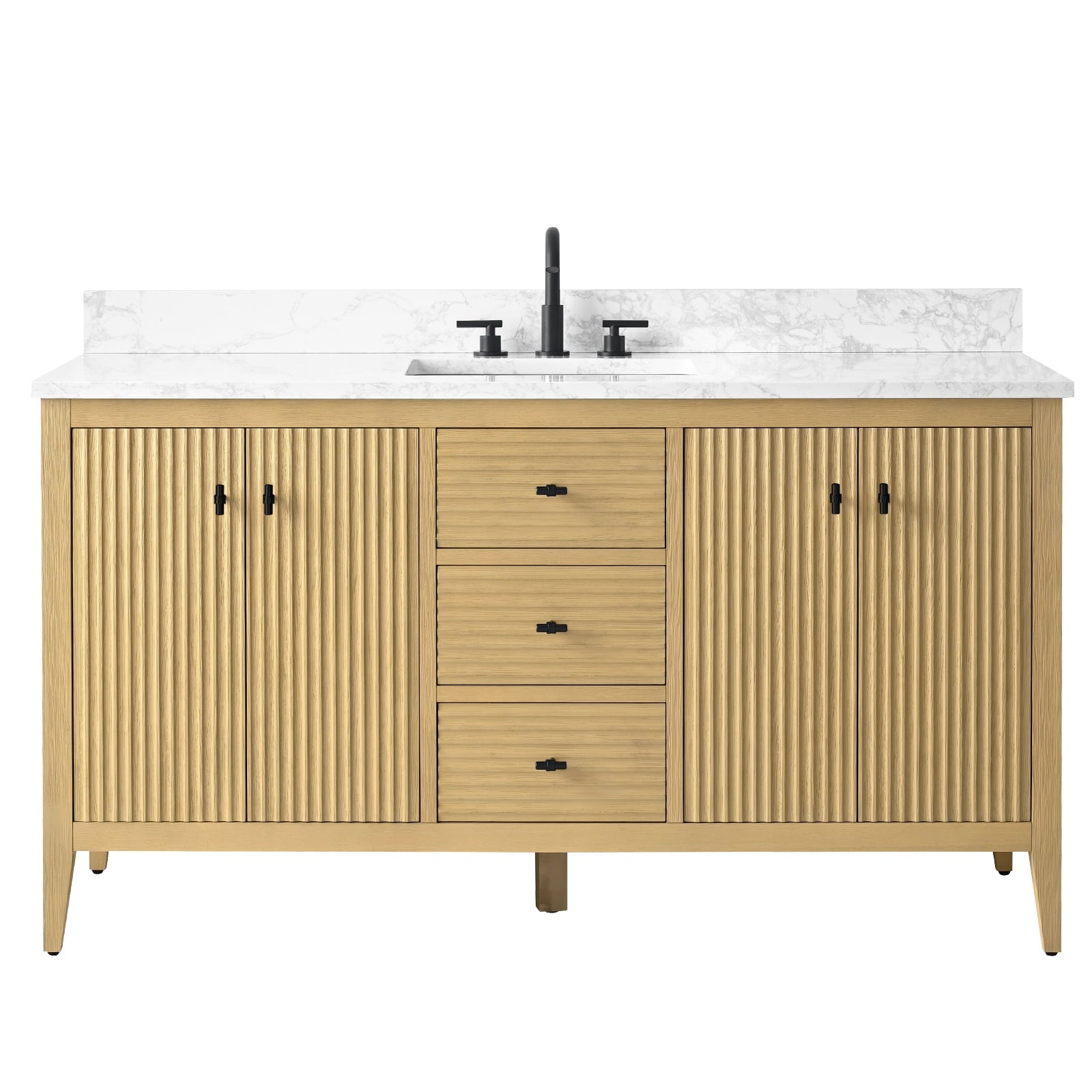 Linear Natural Oak / Matte Black