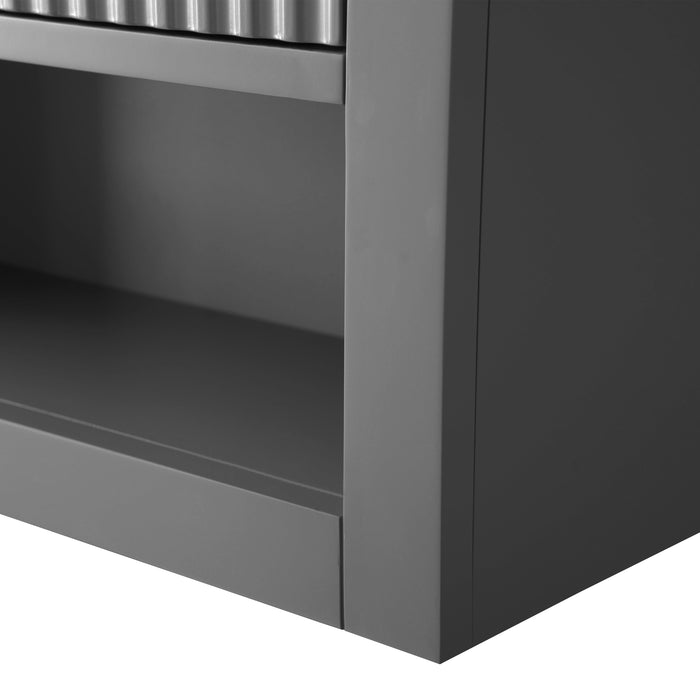 Linear Cashmere Gray / Matte Black