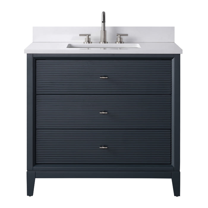Linear Vintage Spruce Blue / Brushed Nickel