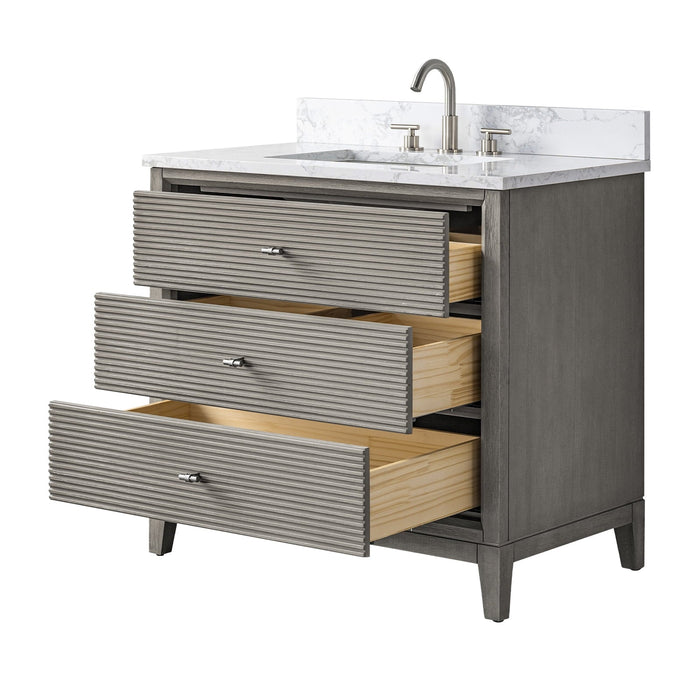 Linear Driftwood Gray / Brushed Nickel
