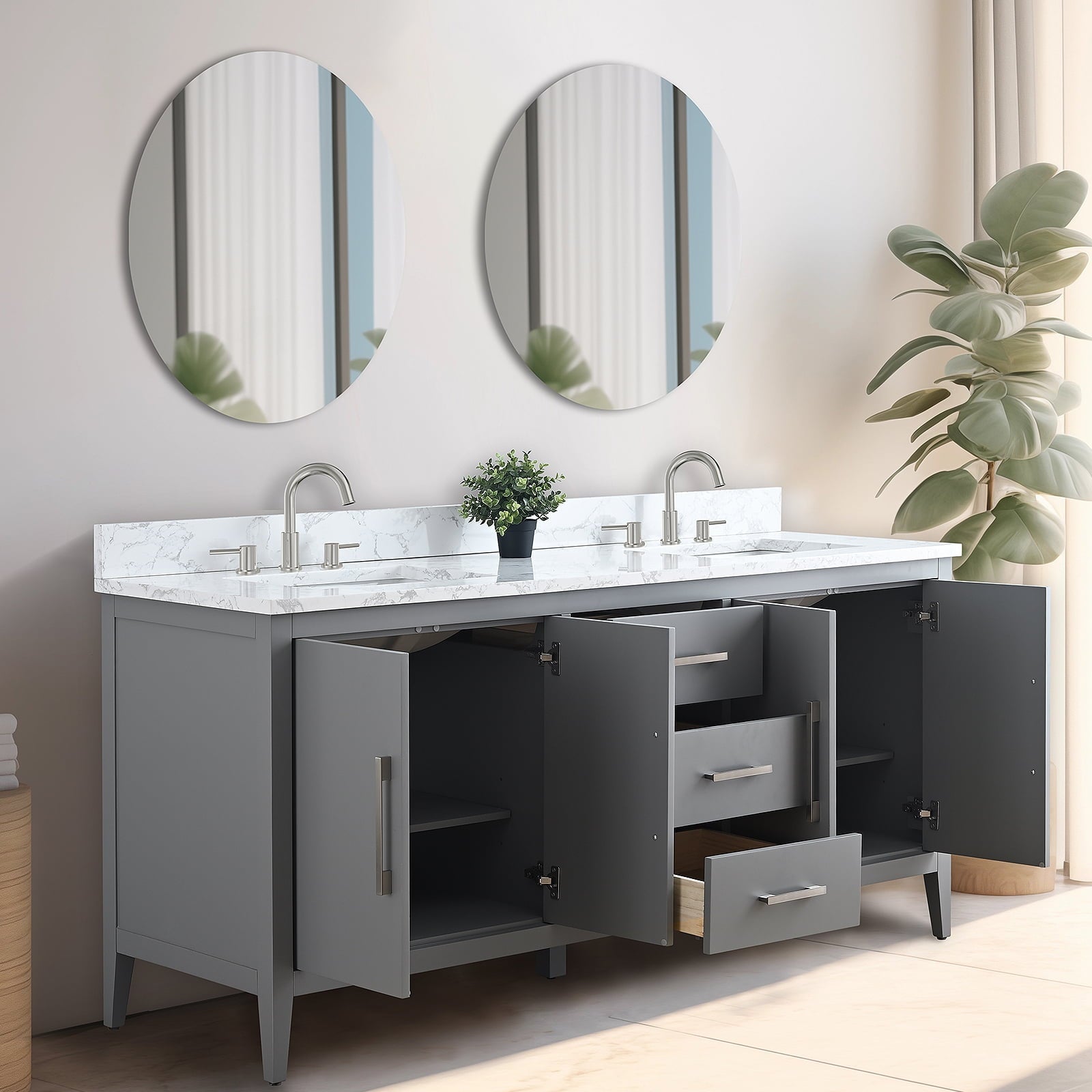 Cashmere Gray / Brushed Nickel