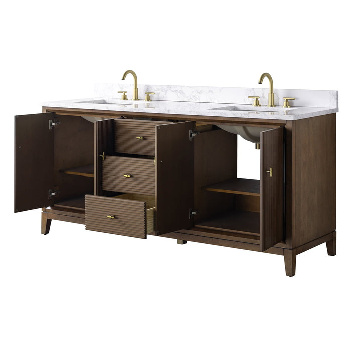 Linear Walnut / Golden Brushed