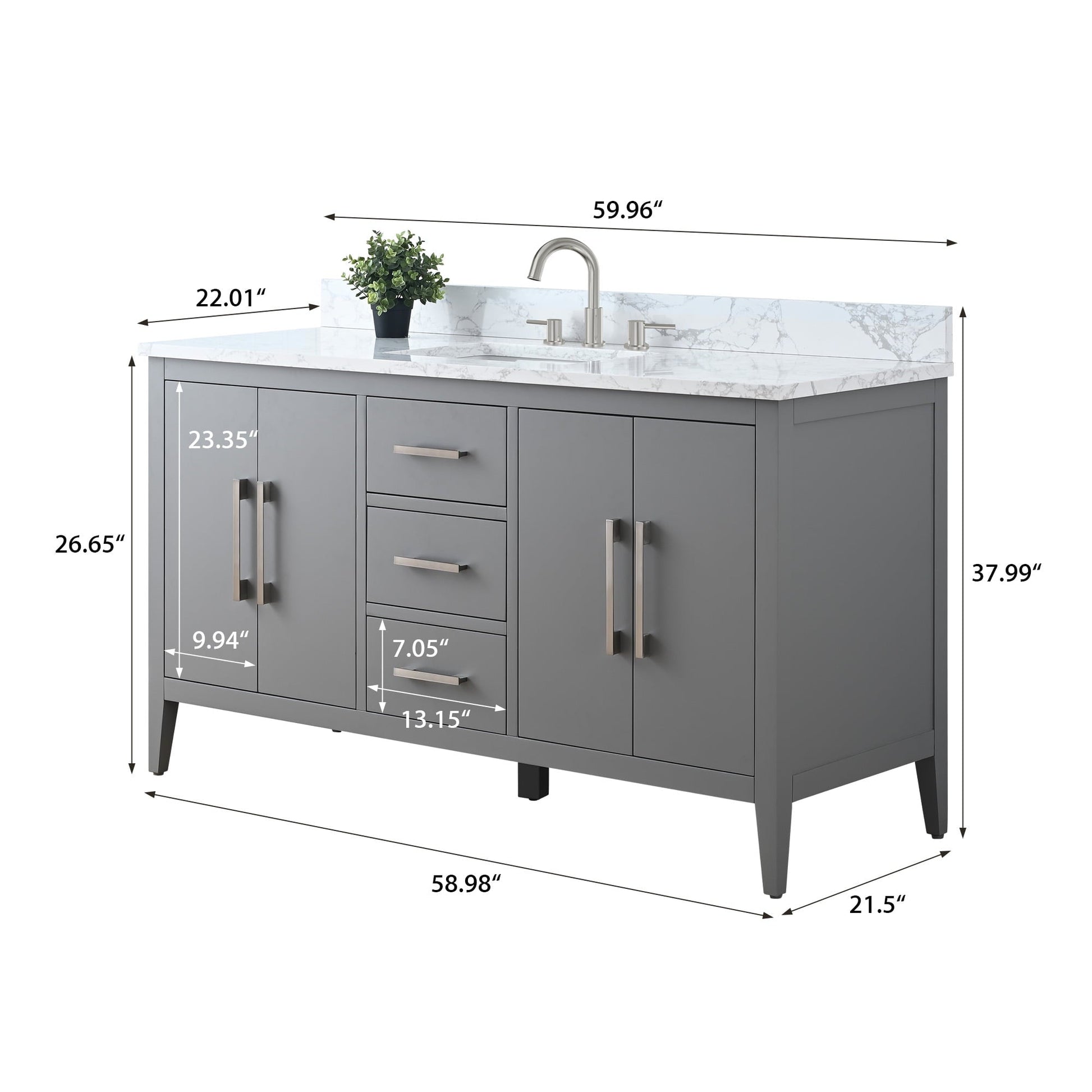 Cashmere Gray / Brushed Nickel