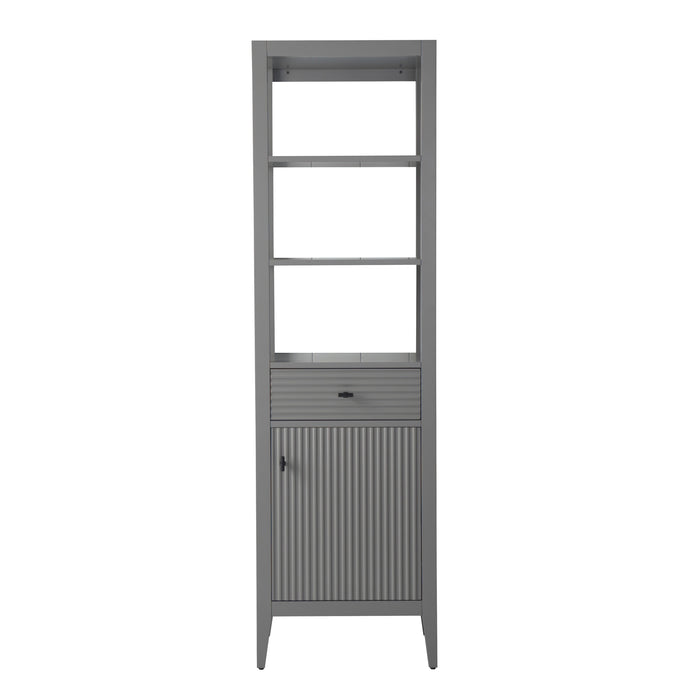 Linear Cashmere Gray / Matte Black