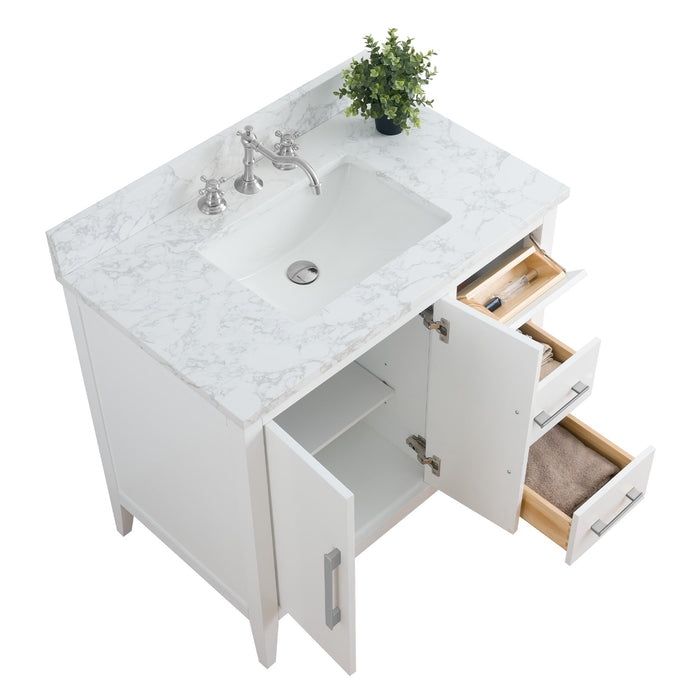White / Brushed Nickel