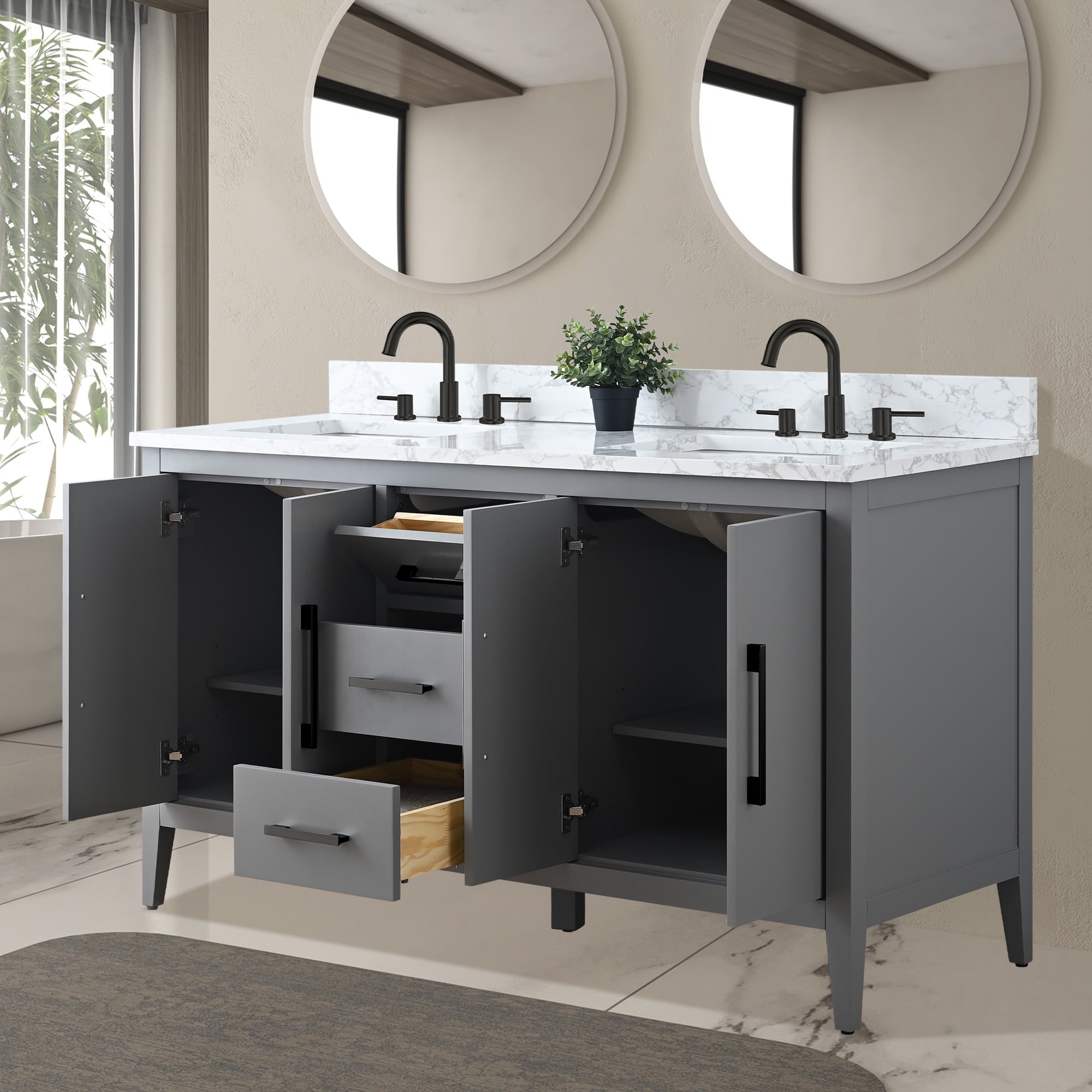 Cashmere Gray / Matte Black