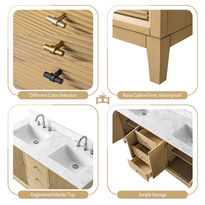 Linear Natural Oak / Matte Black