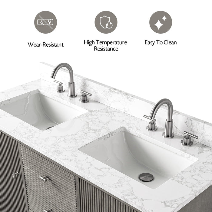 Linear Driftwood Gray / Brushed Nickel