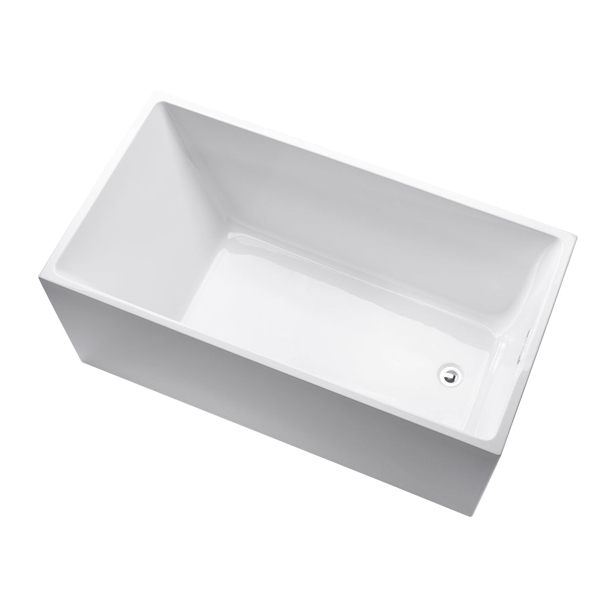 White / Integrated Overflow