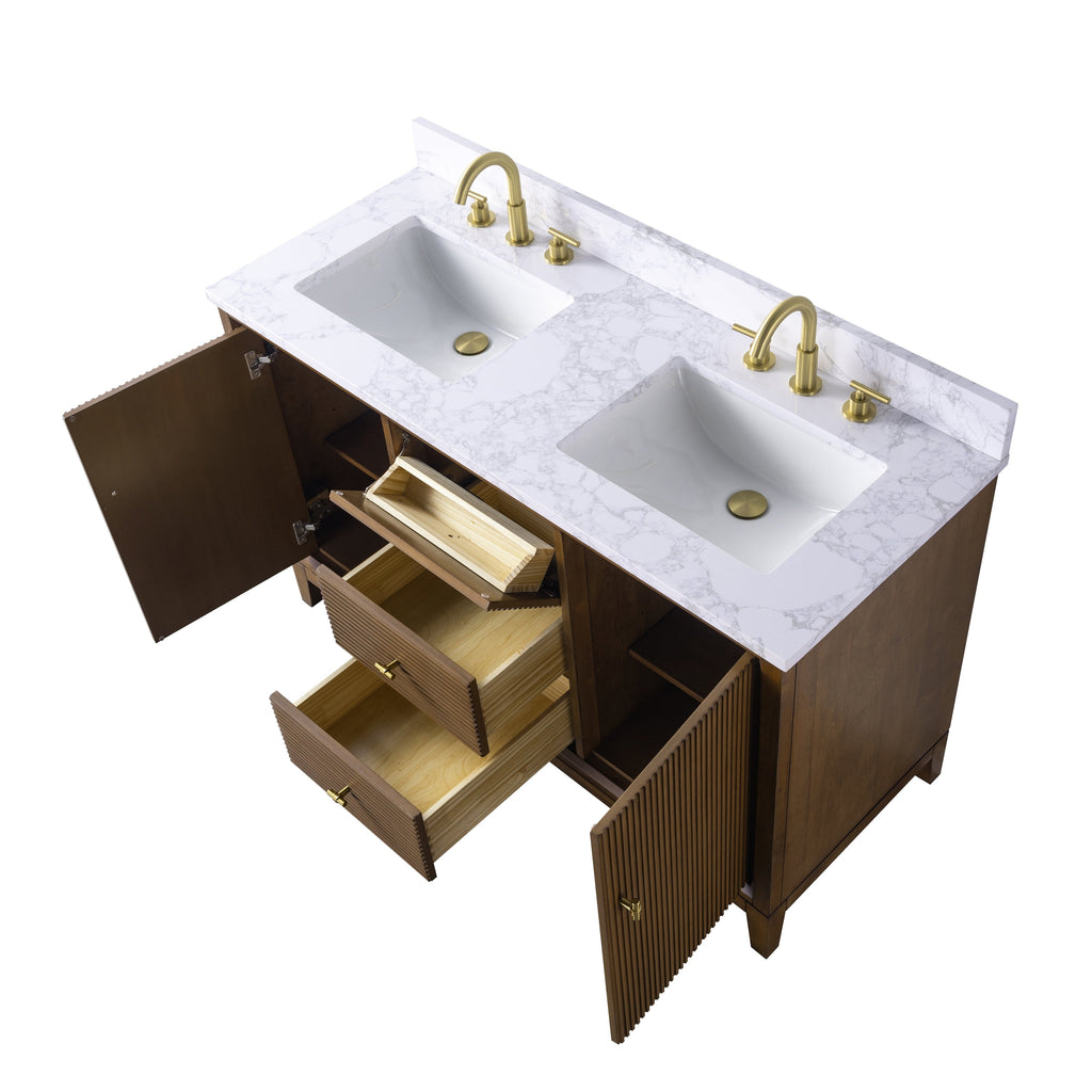 Linear Walnut / Golden Brushed